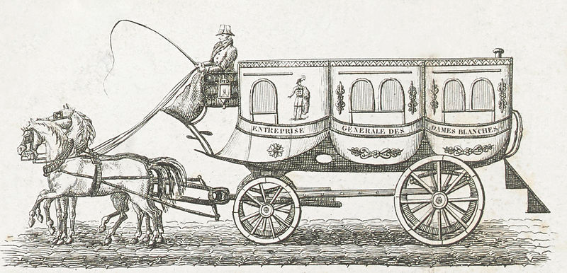 Illustration for article titled The World's First Bus Service Was Pulled by Horses